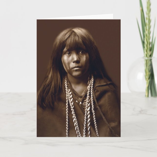 Cartão Mosa - A Mojave Woman - Native American Archives (Frente)