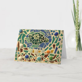 Cartão Mosaic Turtle Card