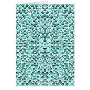 Cartão Mosaico louco