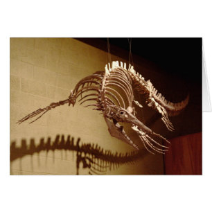 Cartão Mosasaur - do "lagarto mar "