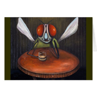 Cartão Mosca do bar