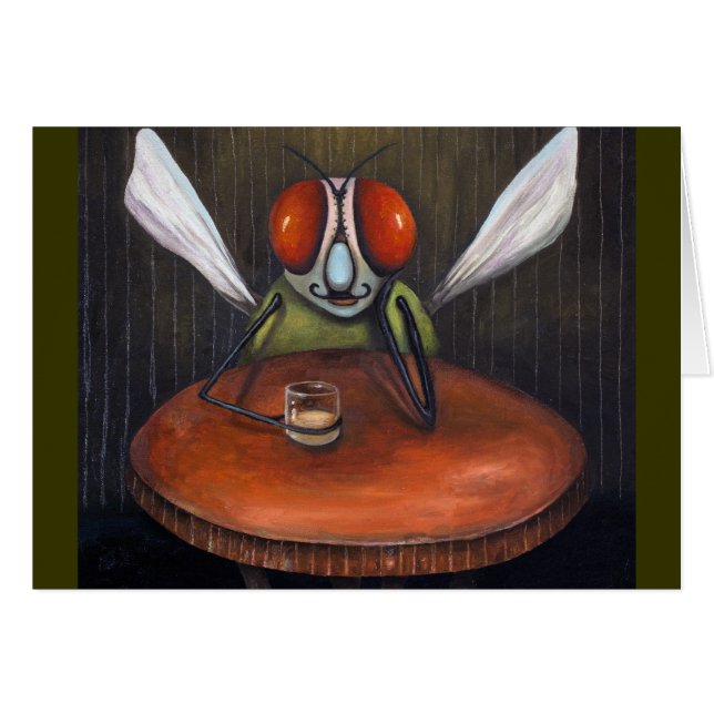 Cartão Mosca do bar (Frente Horizontal)