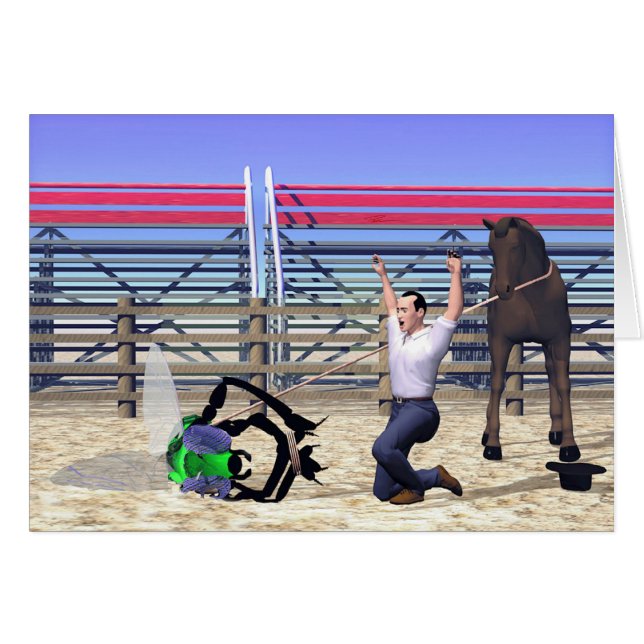 Cartão Moscas amarradas (Frente Horizontal)