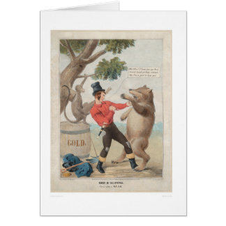 Cartão Mose em Califórnia: Grupo-com a um urso (1475)