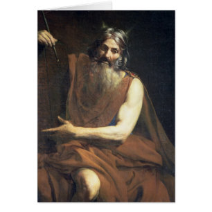 Cartão Moses com as tabuletas da lei, c.1627-32