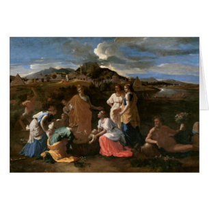 Cartão Moses salvou da água, 1647