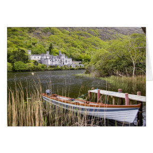 Cartão Mosteiro de Kylemore, Irlanda. O Mosteiro de Kylem