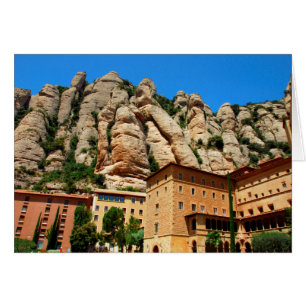 Cartão Mosteiro de Montserrat, Catalunha, Espanha