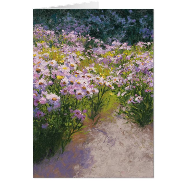 Cartão Mostra do áster de Buckhorn (Frente)