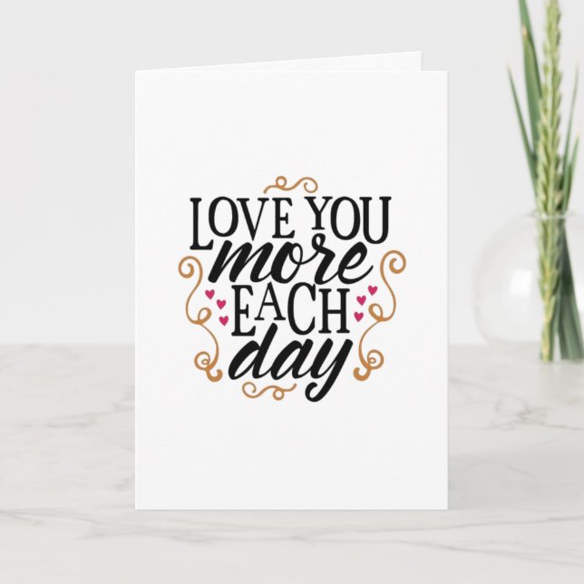 CARTÃO MOSTRAR TODO MEU AMOR *CELEBRAR O NOSSO ANIVERSÁRI (Frente)