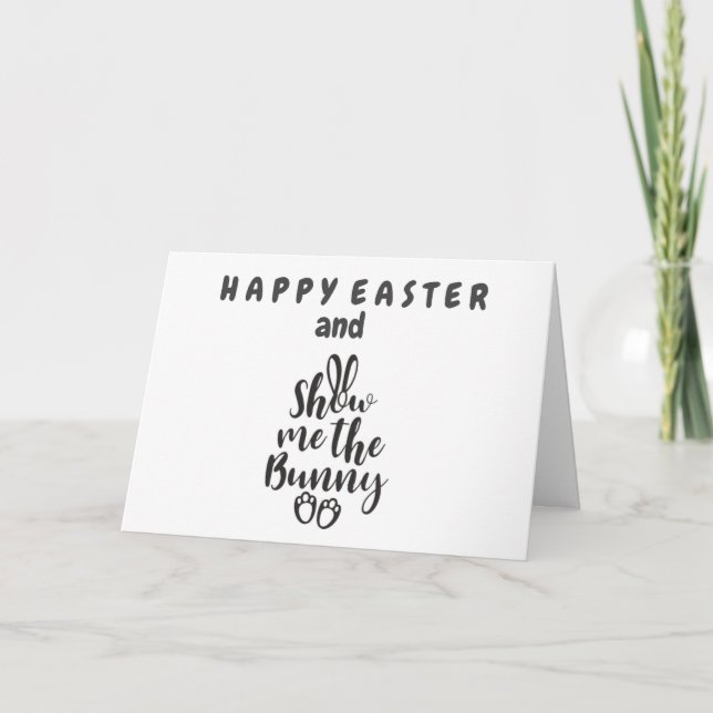 CARTÃO MOSTRE-ME O SALTO BUNNY/BUNNY **FELZ PASCOA** (Frente)