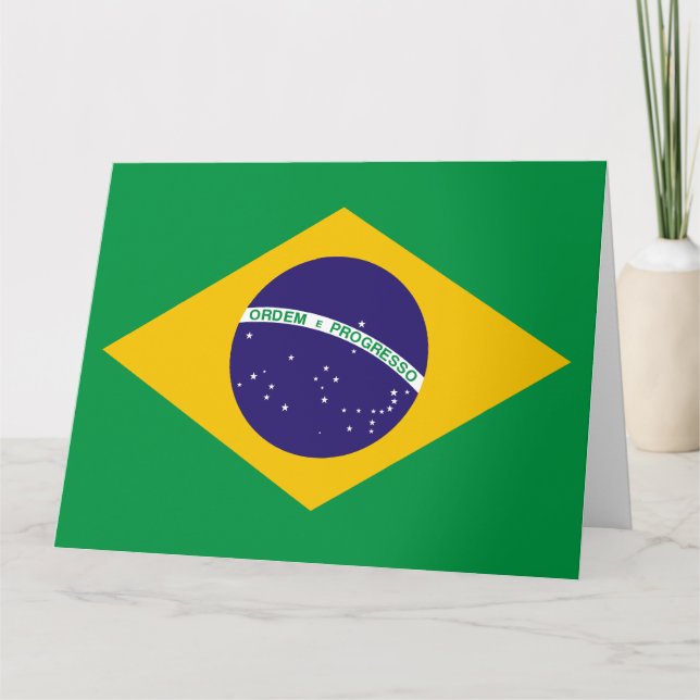 Cartão Mostre suas cores - Brasil (Frente)