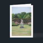 Cartão Mother And Child Sculpture, Hampton Court Gardens<br><div class="desc">Mother And Child Sculpture,  Hampton Court Gardens Greeting Card. You can easily customize this product for free if you would like to add wording or change the color of the background.</div>