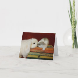 Cartão Mother & Baby Bunny