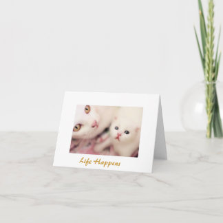 Cartão Mother Cat and Baby Blank Note Cards