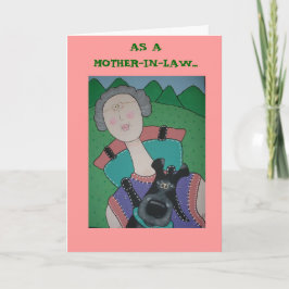 Cartão MOTHER-IN-LAW mother's day card