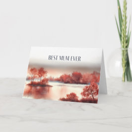 Cartão Mother´s Day Card "Best Mum Ever"