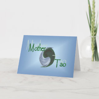 Cartão Mother Tao Yin Yang Greeting Card