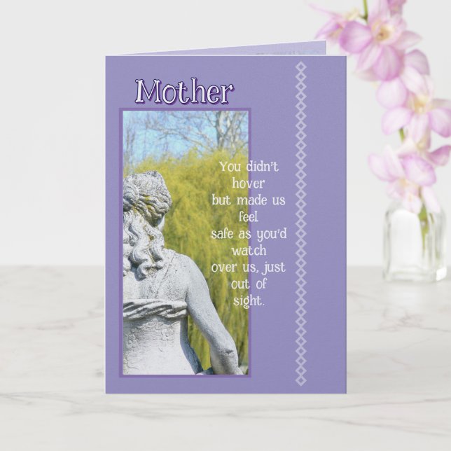 Cartão Mother Watched Over Us /HAPPY MOTHER'S DAY (Orquídea)