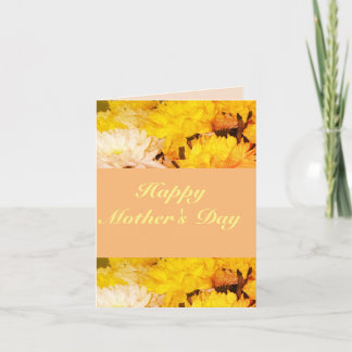 Cartão Mothering Sunday Bouquet Folded Greeting Card