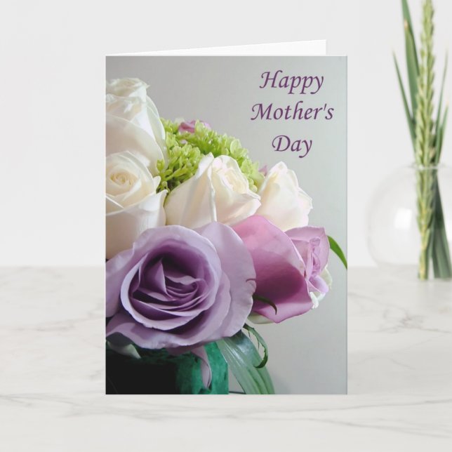 Cartão Mother's Day Bouquet (Frente)