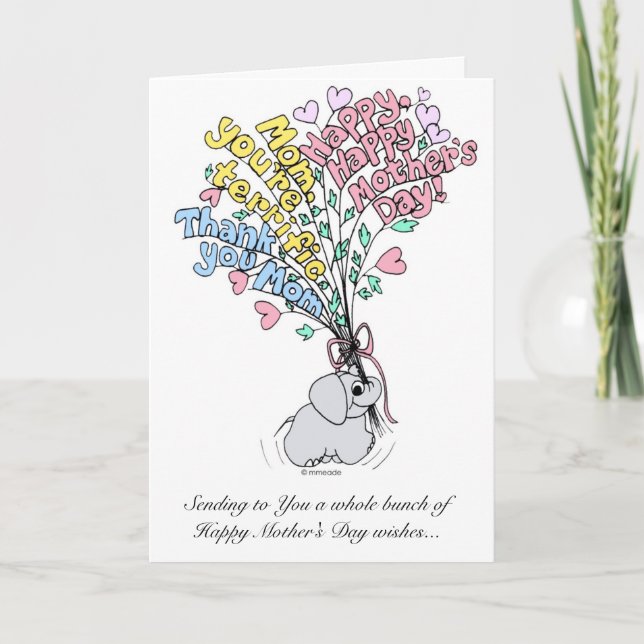 Cartão MOTHER'S DAY Card (Frente)
