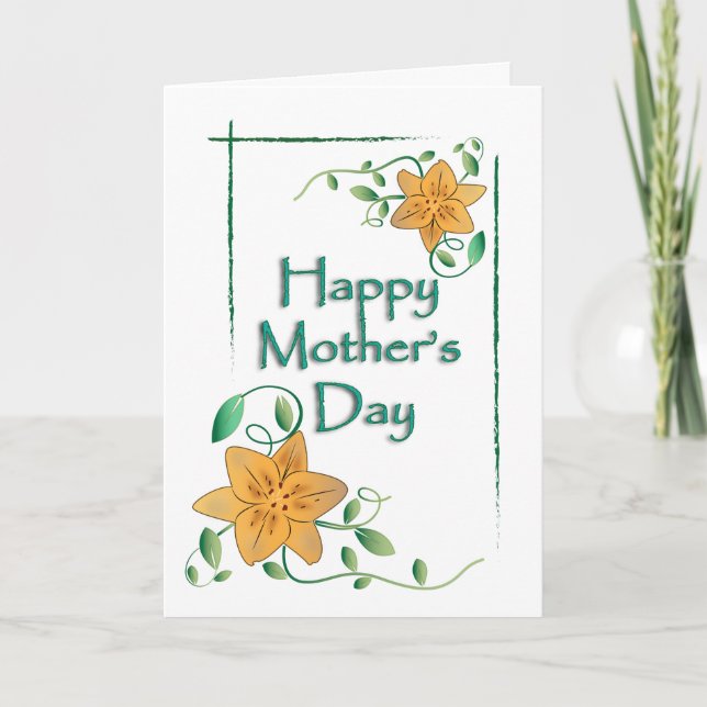 Cartão Mother's Day card (Frente)
