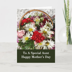 Cartão Mother's Day Card For Aunt