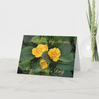 Cartão Mother's Day Card lesbian Moms