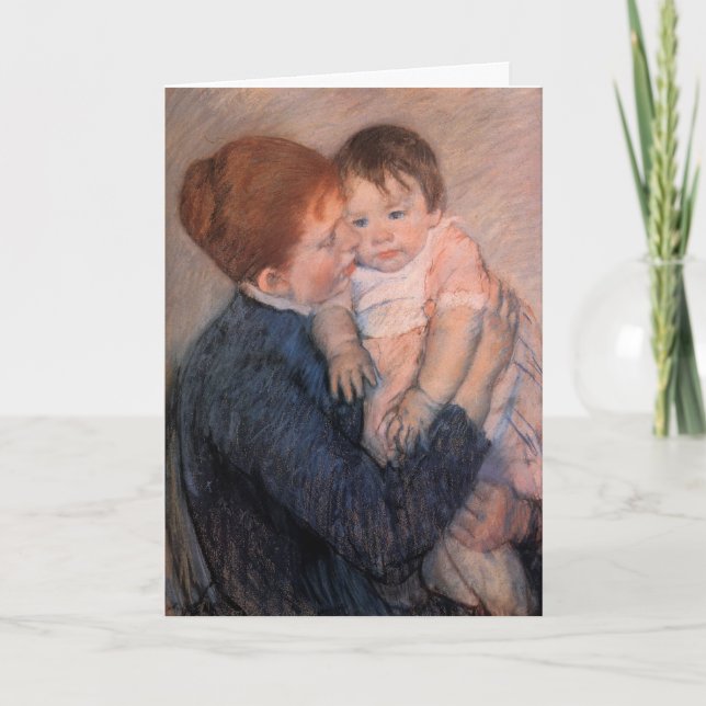 Cartão Mother's Day Card - Mary Cassatt (Frente)