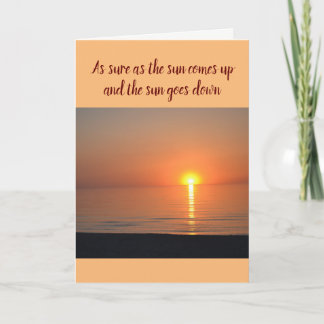 Cartão Mother's Day Card--Sunset