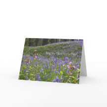 Mother's Day Card with Bluebells