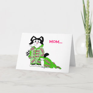 Cartão Mother's Day Cat's Pajamas Card