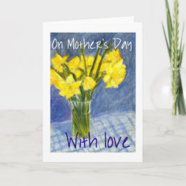 Cartão Mother's Day Daffodils Greeting Card