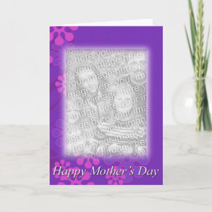 Cartão Mother's Day Floral Template