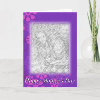 Cartão Mother's Day Floral Template