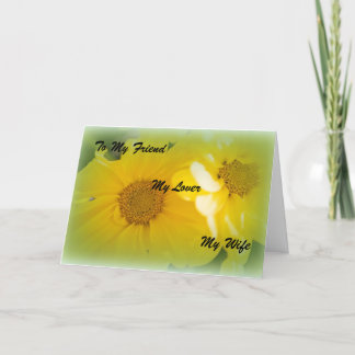 Cartão Mother's Day For My Wife