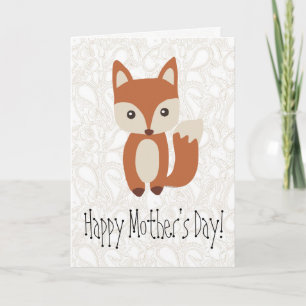 Cartão Mother's Day Fox Greeting