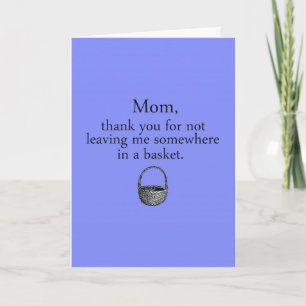 Cartão Mother's Day Funny Card