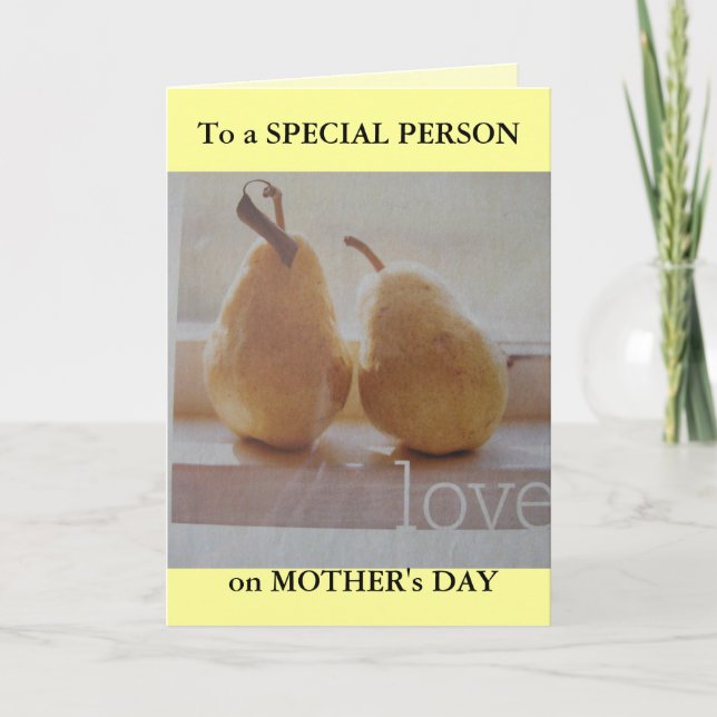 Cartão Mother's Day greeting for SOMEONE SPECIAL (Frente)