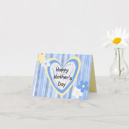Cartão Mother's Day Kids Art Inspired 