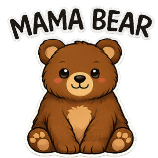 Cartão Mother's Day Mama Bear