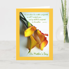 Cartão Mother's Day, Religious, Isaiah 66:13 Scripture