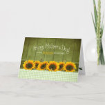 Cartão Mother's Day - Secret Pal - Sunflowers<br><div class="desc">See same image for other categories and etc. including mother's day and birthdays and expressions</div>