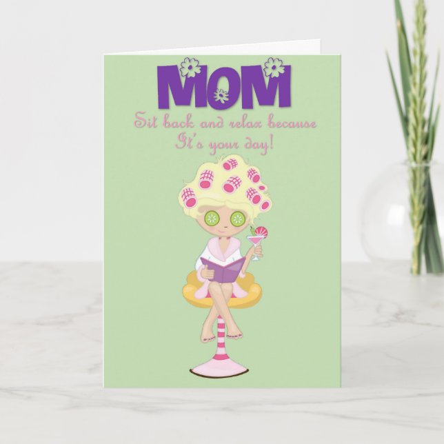 Cartão Mother's Day Spa Card (Frente)