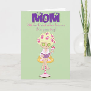 Cartão Mother's Day Spa Card