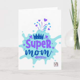 Cartão Mother's Day - Super Mom