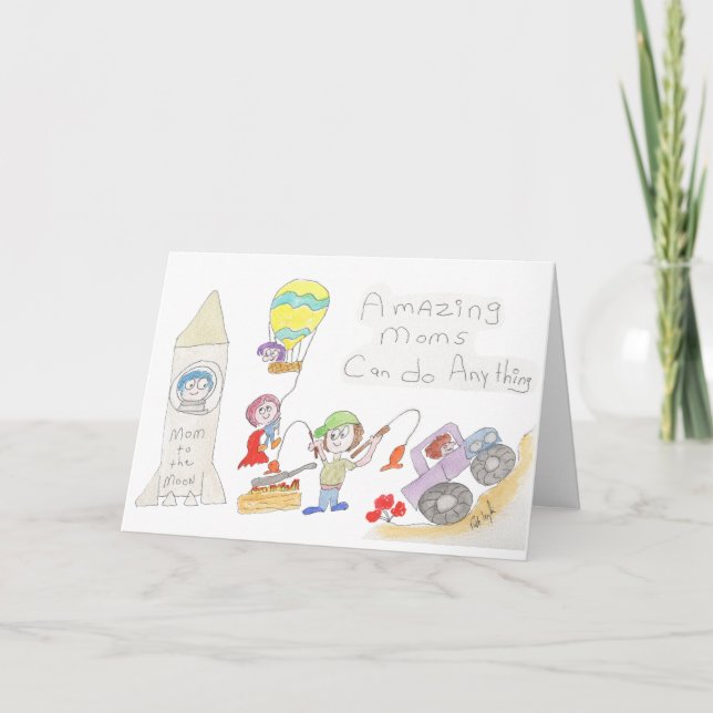 Cartão Mother's Day - to my Amazing Mom (Frente)