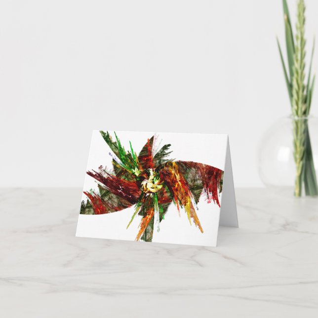 Cartão MOTHMAN - Note Card - white bckgrnd (Frente)