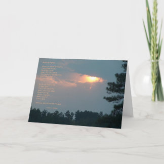 Cartão Moths & Flames Poem Note Card